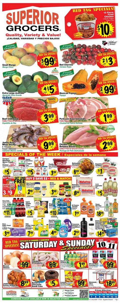 Superior Grocers (CA) Weekly Ad Flyer July 7 to July 13