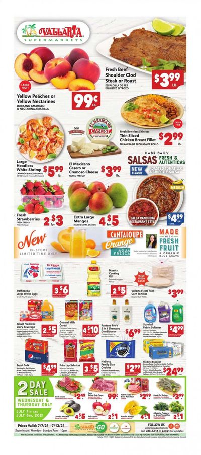 Vallarta (CA) Weekly Ad Flyer July 7 to July 13