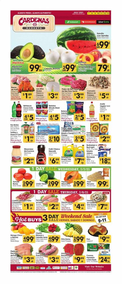 Cardenas (CA) Weekly Ad Flyer July 7 to July 13