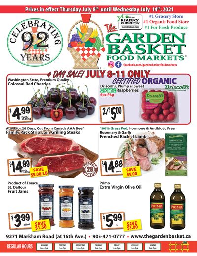 The Garden Basket Flyer July 8 to 14