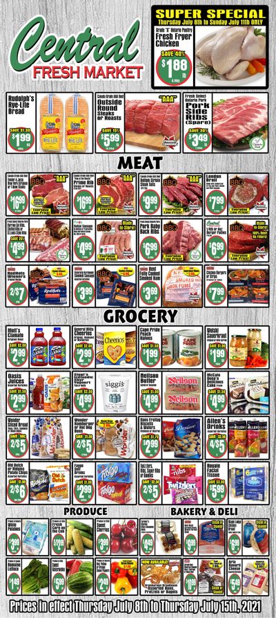 Central Fresh Market Flyer July 8 to 15