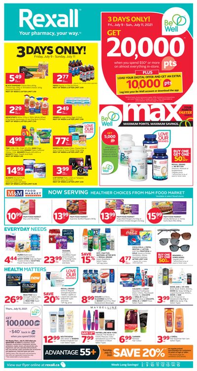 Rexall (AB) Flyer July 9 to 15