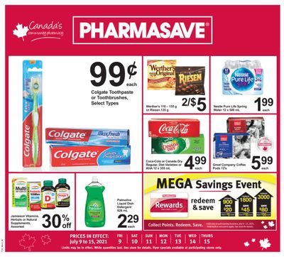 Pharmasave (AB, SK & MB) Flyer July 9 to 15