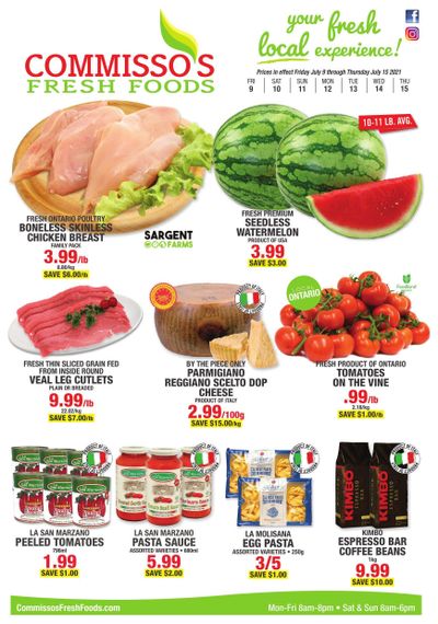 Commisso's Fresh Foods Flyer July 9 to 15