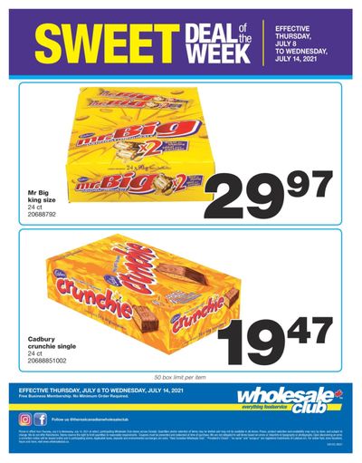 Wholesale Club Sweet Deal of the Week Flyer July 8 to 14