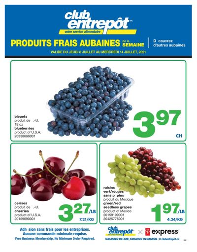 Wholesale Club (QC) Fresh Deals of the Week Flyer July 8 to 14