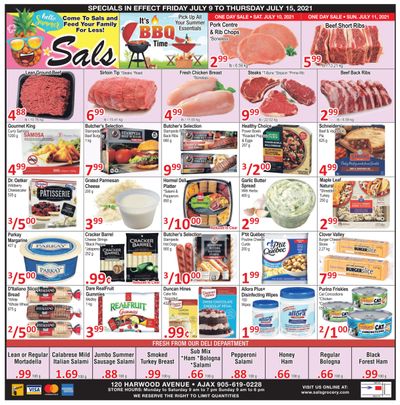 Sal's Grocery Flyer July 9 to 15