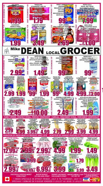 Mike Dean's Super Food Stores Flyer July 9 to 15