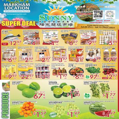 Sunny Foodmart (Markham) Flyer July 9 to 15