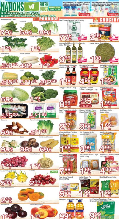 Nations Fresh Foods (Hamilton) Flyer July 9 to 15