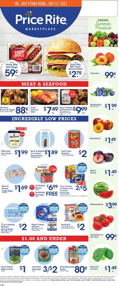 Price Rite (CT, MA, MD, NH, NJ, NY, PA, RI) Weekly Ad Flyer July 9 to July 15