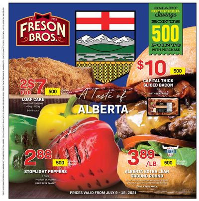 Freson Bros. Flyer July 9 to 15