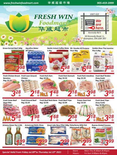 Fresh Win Foodmart Flyer July 9 to 15