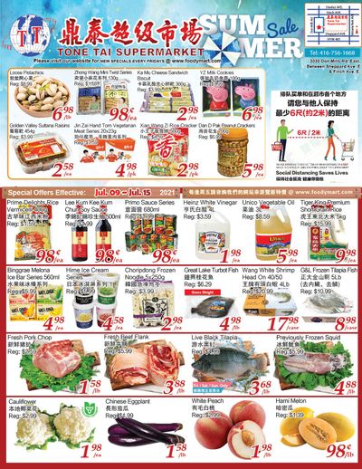 Tone Tai Supermarket Flyer July 9 to 15