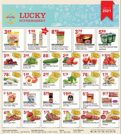 Lucky Supermarket (Calgary) Flyer July 9 to 15
