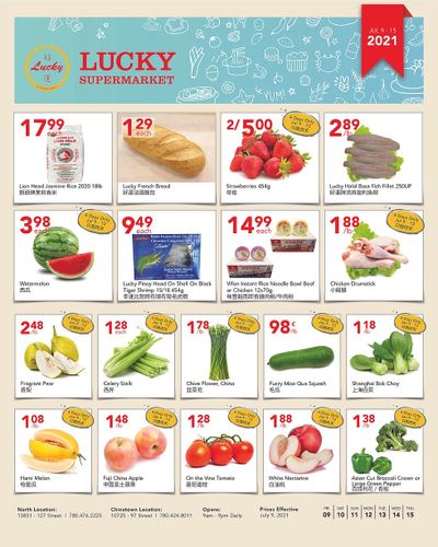 Lucky Supermarket (Edmonton) Flyer July 9 to 15