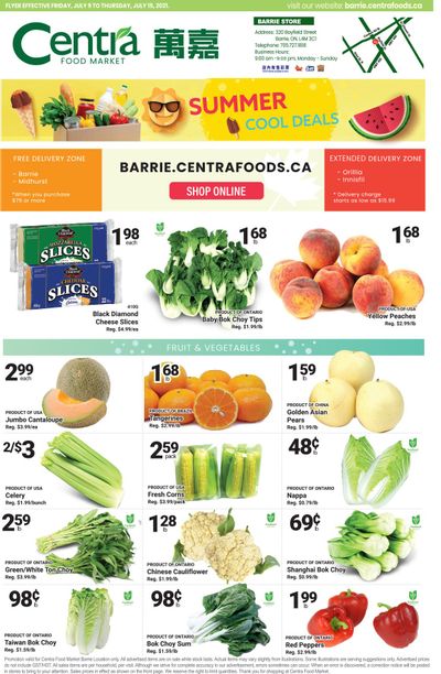 Centra Foods (Barrie) Flyer July 9 to 15