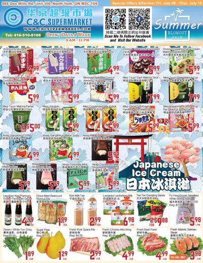 C&C Supermarket Flyer July 9 to 15