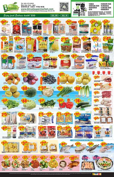 Btrust Supermarket (Mississauga) Flyer July 9 to 15