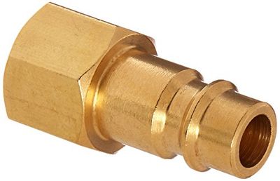 Milton Industries S-761 HI-Flo V-Style 1/4-Inch FNPT Brass Plug 2 Per Box Card $5.17 (Reg $13.63)