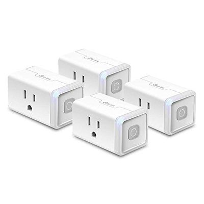Kasa Smart Plug by TP-Link (HS103P4) - Smart Home WiFi Outlet Works with Alexa, Echo and Google Home, No Hub Required, Remote Control, 2.4GHz WiFi Required, 12 Amp, UL Certified, 4-Pack $29.99 (Reg $44.99)
