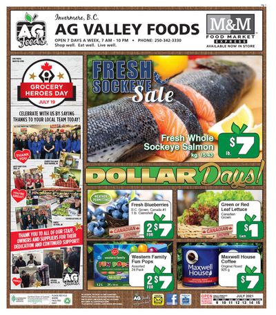 AG Foods Flyer July 9 to 15