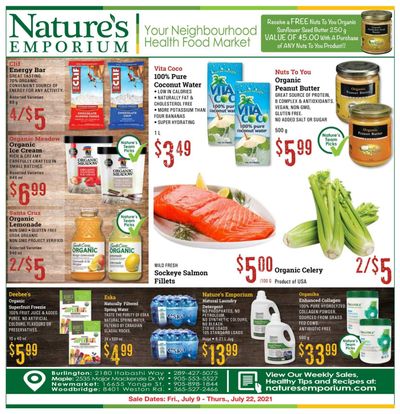 Nature's Emporium Flyer July 9 to 22