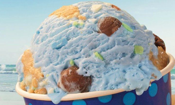 Beach Day Ice cream at Baskin Robbins Beach Day Ice cream at Baskin Robbins