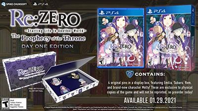 Re:ZERO – The Prophecy of the Throne Day One Edition – PlayStation 4 $49.99 (Reg $89.41)