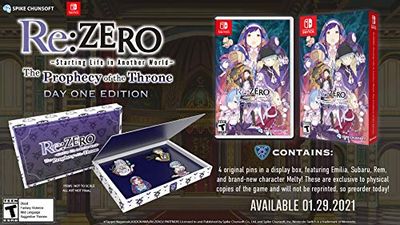 RE: ZERO The Prophecy of Thrones Day 1 Edition - Nintendo Switch Games and Software $49.99 (Reg $73.24)