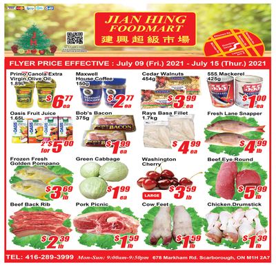 Jian Hing Foodmart (Scarborough) Flyer July 9 to 15