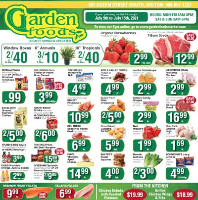 Garden Foods Flyer July 9 to 15