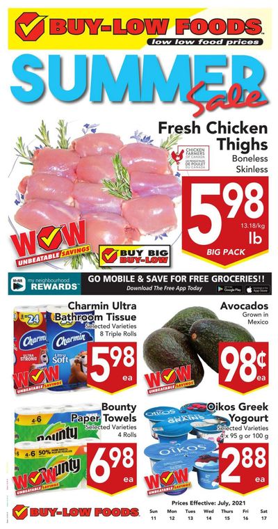 Buy-Low Foods Flyer July 11 to 17