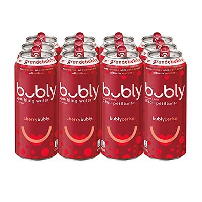 Bubly Cherry Sparkling Water, 473 Ml Cans, 12 Pack, Cherry, 473 milliliters $6.62 (Reg $20.06)