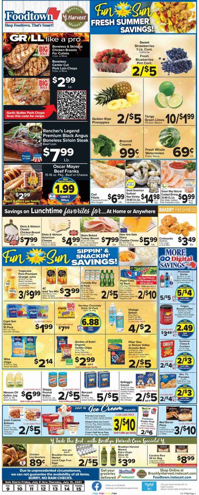 Foodtown (NJ, NY, PA) Weekly Ad Flyer July 9 to July 15