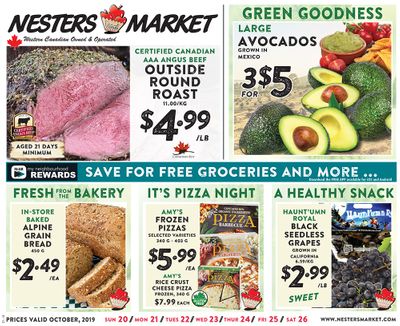 Nesters Market Flyer October 20 to 26