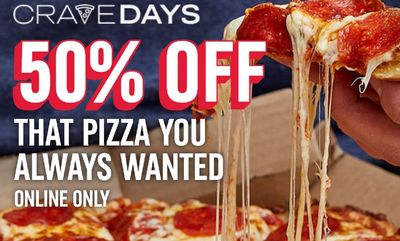 50% OFF ONLINE at Domino's Pizza