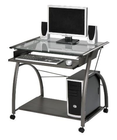 ACME 00118 Vincent Computer Desk, Silver $114.02 (Reg $135.97)