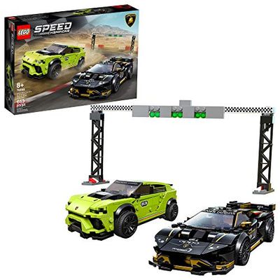 LEGO Speed Champions Lamborghini Urus ST-X and Lamborghini Huracán Super Trofeo EVO 76899 Building Kit, New 2020 (659 Pieces) $59.47 (Reg $69.99)