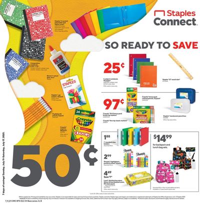 Staples Weekly Ad Flyer July 11 to July 17