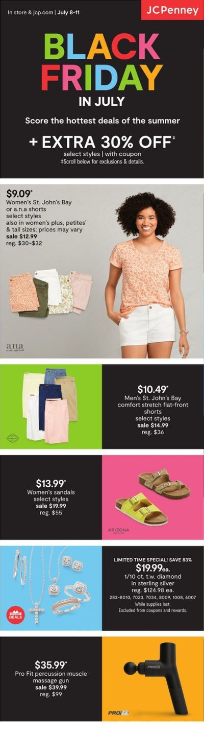 JCPenney Weekly Ad Flyer July 8 to July 11