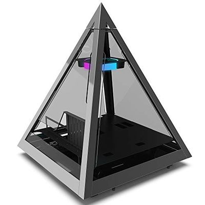 Azza CSAZ-804V Pyramid Innovative PC Case W/RGB Fan, Black $278.98 (Reg $352.88)