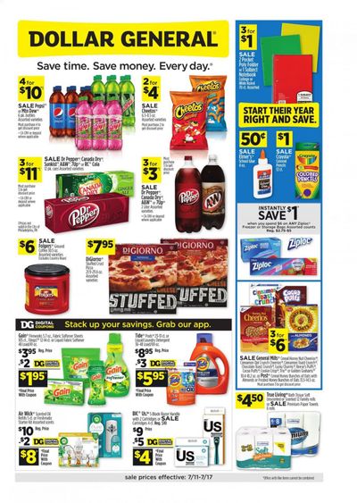 Dollar General Weekly Ad Flyer July 11 to July 17