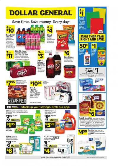Dollar General (AL) Weekly Ad Flyer July 11 to July 17