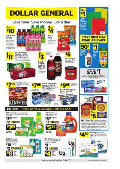 Dollar General (FL) Weekly Ad Flyer July 11 to July 17