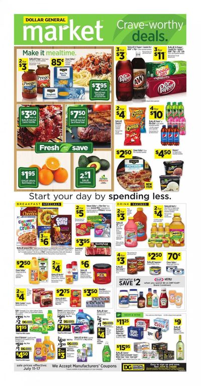 Dollar General (WV) Weekly Ad Flyer July 11 to July 17