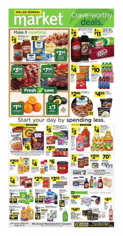 Dollar General (GA) Weekly Ad Flyer July 11 to July 17