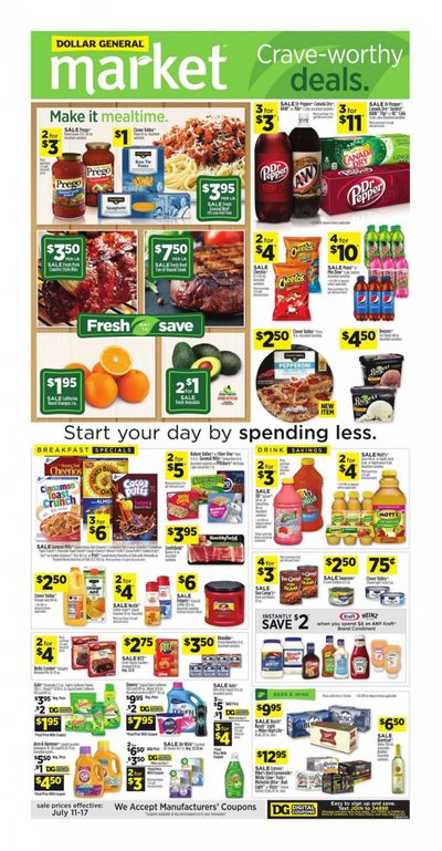 Dollar General (FL) Weekly Ad Flyer July 11 to July 17