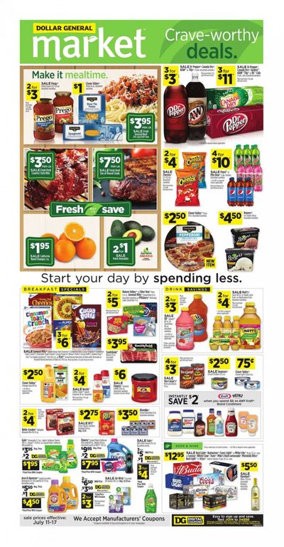 Dollar General (SC) Weekly Ad Flyer July 11 to July 17