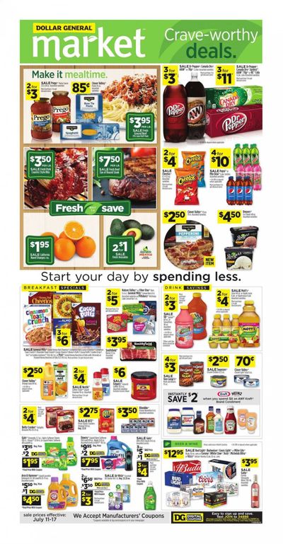 Dollar General (NC) Weekly Ad Flyer July 11 to July 17